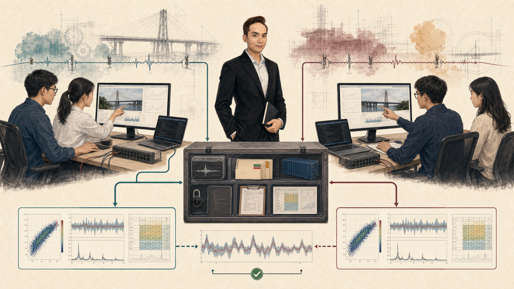 Two engineering teams reproduce the same result from one sealed evidence package
